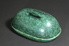 Ben Seibel Roseville Raymor frogskin butter dish 2018.218