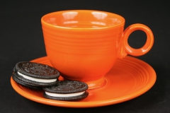 radioactive Fiesta ware with oreos