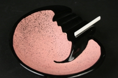 MCM ashtray, 1955, with candy cigarette