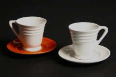 2020.182-white-white-Pacific-Pottery-demitasse-cup-and-saucer-set-2020.183-orange-and-white-demitasse-cup-and-saucer-seet