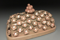 Helen Otterson Berlin Butter dish clay & glass