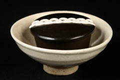 Chinese Song dynasty 960-1279 Cizhou ware bowl excavated from the buried city of Julu in the early 20th century with Hostess cupcake