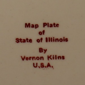 Illinois state plate back