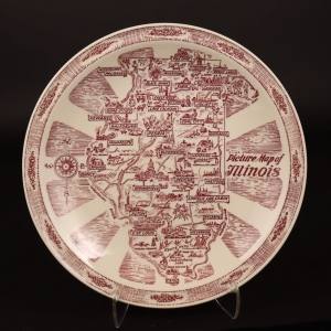 Illinois state plate