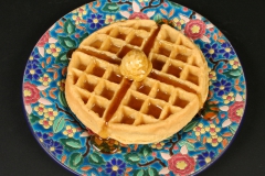 French Longwy Ware with waffle