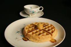 Salem Hopscotch in Turquoise with waffle