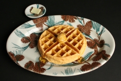 Tepco Pine Cone restaurant ware with waffle